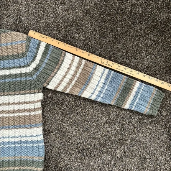 PAUL HARRIS DESIGN Cotton Ramie -size L -VINTAGE Cardigan -FITS LIKE MEDIUM - Picture 5 of 6